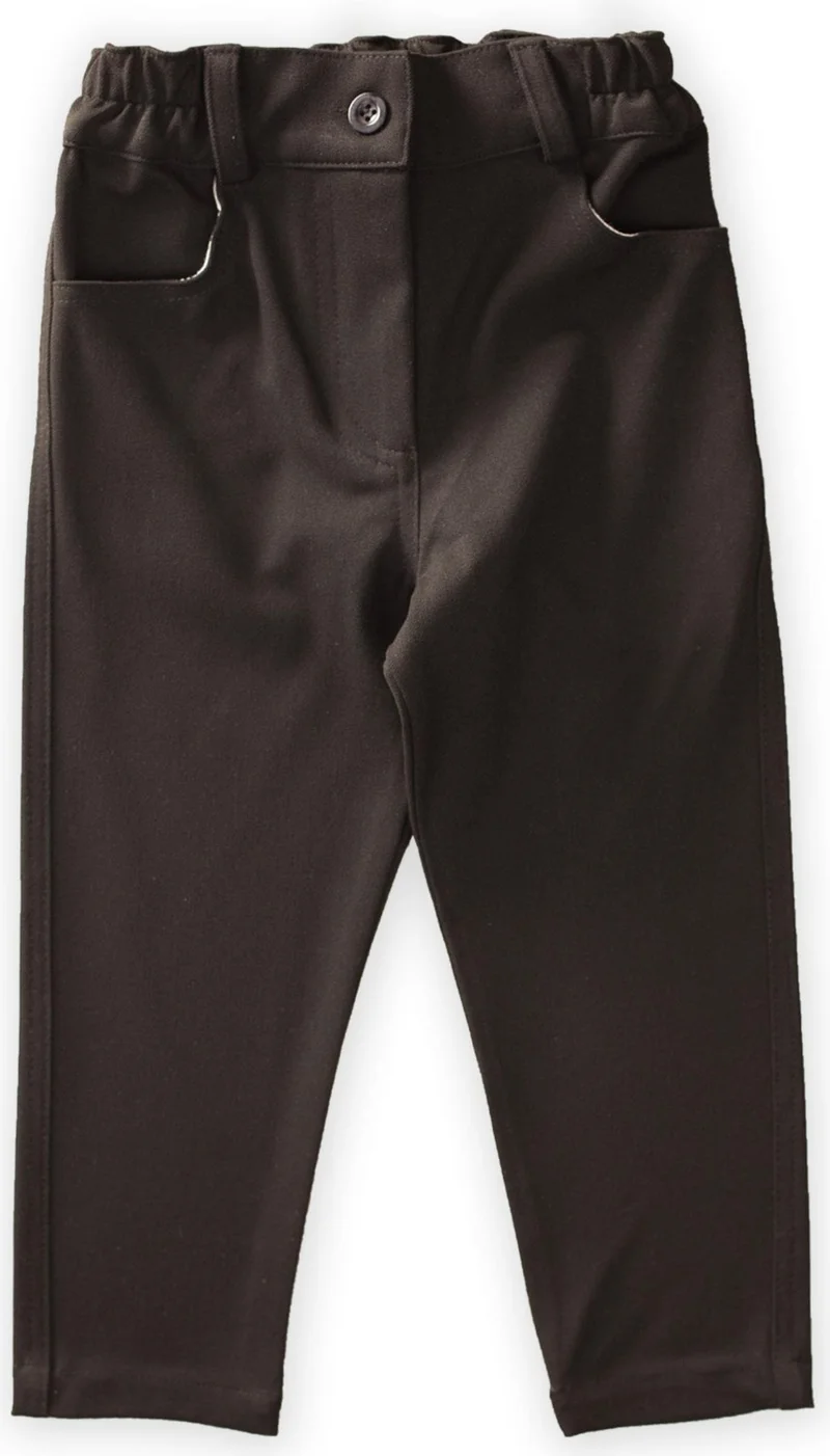 Cigit Lycra Gabardine Trousers Brown