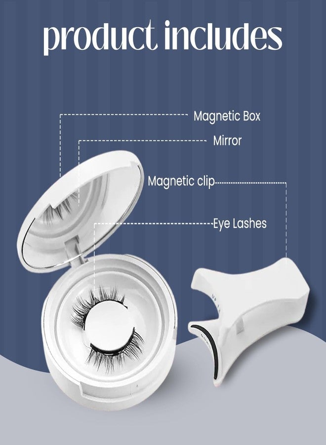 Suicune Magnetic Eyelashes with Applicator - Reusable No Glue False Eyelashes, Natural Looking Magnetic Lashes Kit for Beginners - Image 4