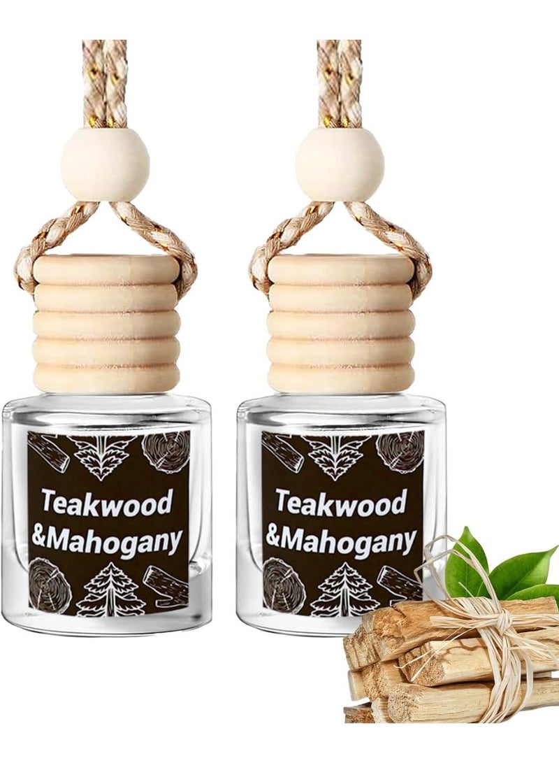 SODANEED Car Air Freshener Hanging 2 Bottle, Essential Oil Diffuser for Car, Car Air Freshener Cute, Long Lasting Air Freshener for Car, air Fresheners for Women Men, Air Diffusers - Image 1