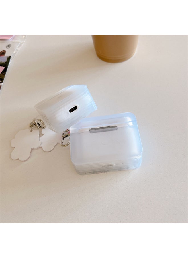 Generic - Shell KT Cat For Airpods Pro2 For Apple Bluetooth Wireless 1/2/3 Generation Earphone Case Wave Shell Simple-Color:Shell KT Cat Earphone Set + Pendant-Applicable Model:Airpods Pro - Image 1