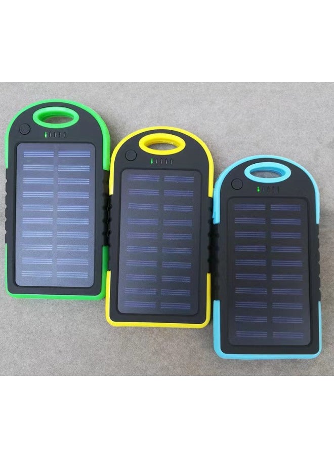 Generic - Outdoor Small Three-proof Solar Charging Treasure Camping Lamp 5000 MA Solar Mobile Power Direct-Color:Blue-Power Capacity:Marked 5000 Mah, Actual 5,000 Without Full Light - Image 1