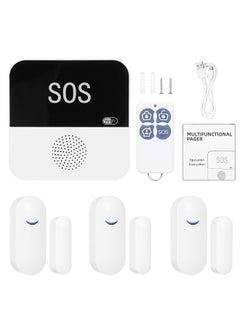 WiFi Tuya Smart Wireless Caregiver Pager Emergency Button Caregiver Pagers Elderly Alert Button App Alert Nurse Call Help System for Seniors Patients