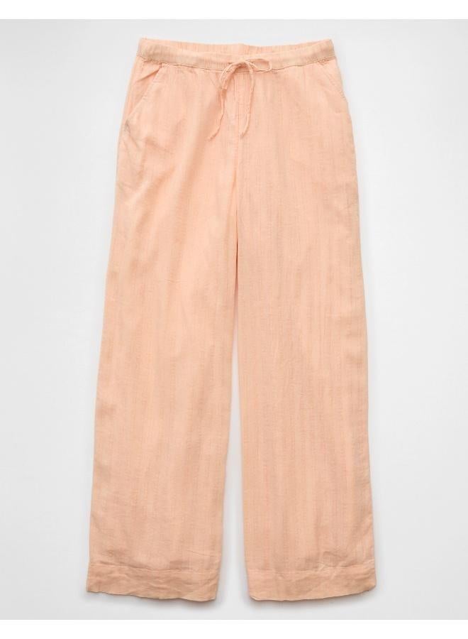 American Eagle AE High-Waisted Wide-Leg Gauze Pant - Image 3