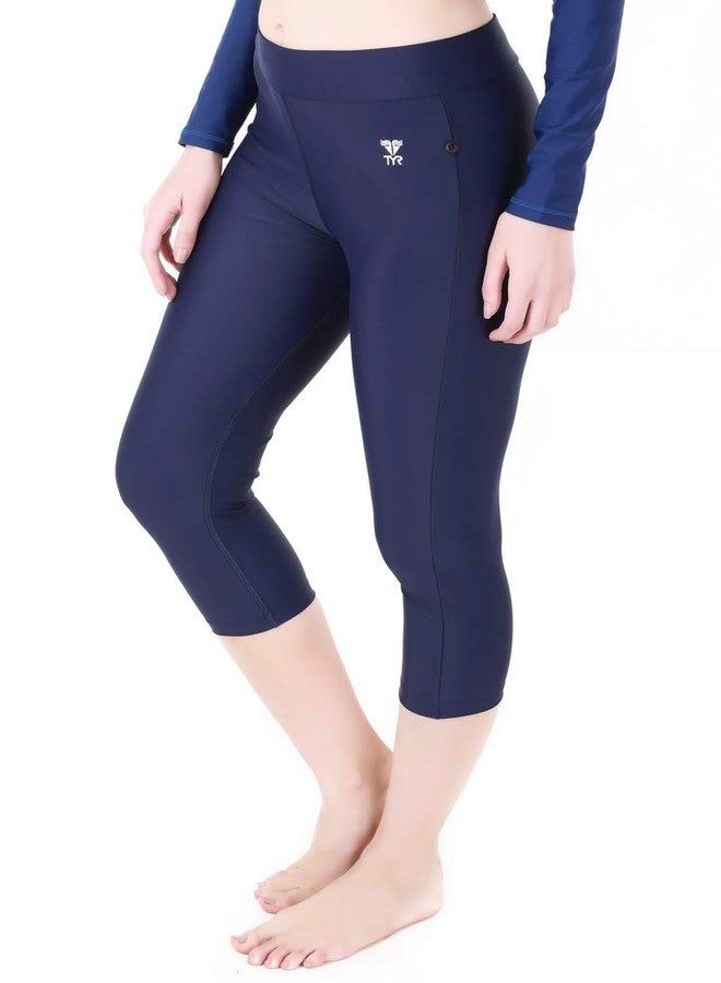 TYR in Eco Swim Capri for Womens, Small/32 (Harmony-Navy) - Image 3