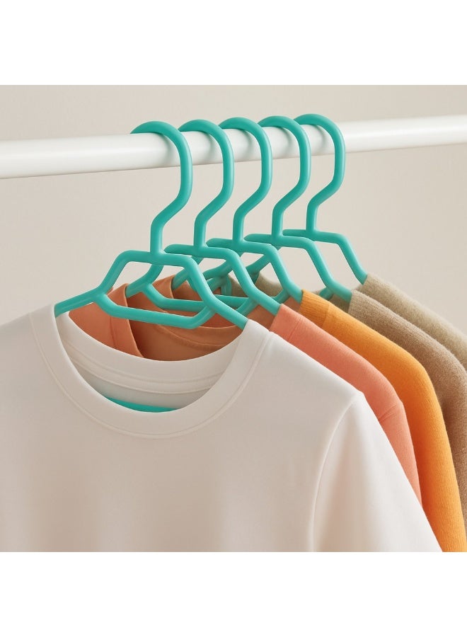 فافيلا طقم شماعات بلاستيك متعددة الألوان – 30 قطعة لتنظيم الملابس وتوفير المساحة - Image 3