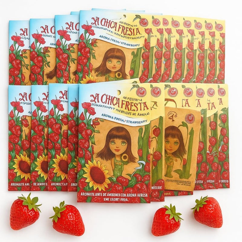 V-Spec 50 pcs Strawberry La Chica Fresita air Fresheners Aromatizante Fresa - Image 1