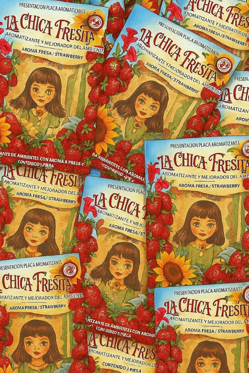 V-Spec 50 pcs Strawberry La Chica Fresita air Fresheners Aromatizante Fresa - Image 2