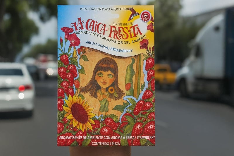 V-Spec 50 pcs Strawberry La Chica Fresita air Fresheners Aromatizante Fresa - Image 4