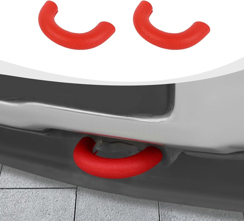 RAZPOY Red Tow Hook Cover for Ford F150 2004-2024 - Image 1