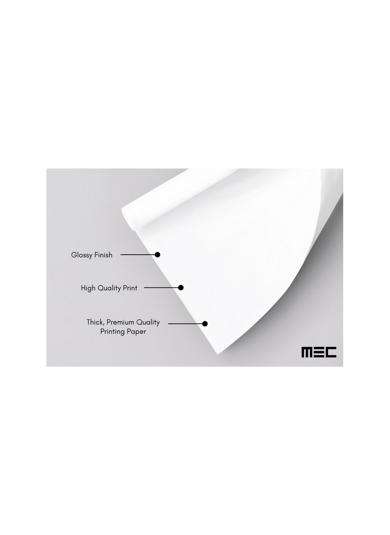 MEC - Gaming Zone Neon Wall Art Poster Frame 40x30cm - Image 1