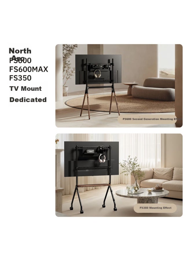 Brateck Beihu Tv Mount Tv Shelf Apf20 Tv Wall Mount Pegboard Storage Rack Power Cable Organizer Fs600/fs600m/fs350 Dedicated Kit - Image 3