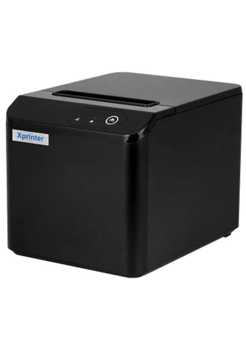 Xprinter - XP-T80Q 80mm Thermal Cash Receipt Printer, Monochrome USB+LAN - Image 1