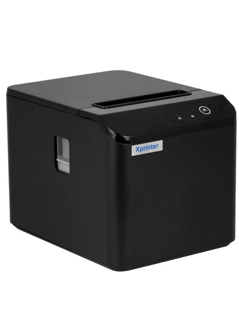 Xprinter - XP-T80Q 80mm Thermal Cash Receipt Printer, Monochrome USB+LAN - Image 1