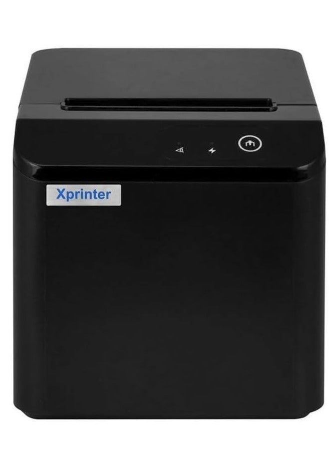 Xprinter - XP-T80Q 80mm Thermal Cash Receipt Printer, Monochrome USB+LAN - Image 1