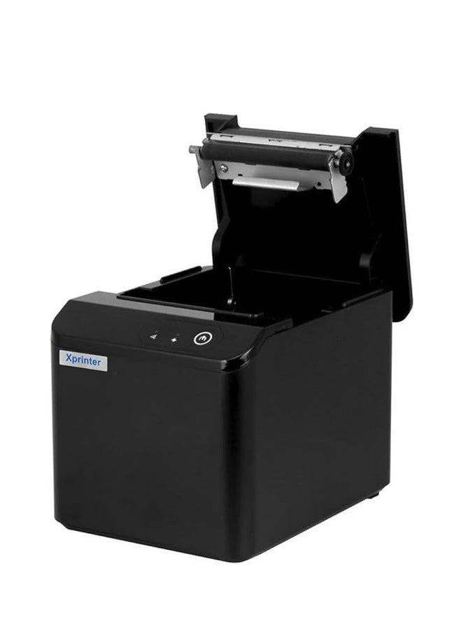 Xprinter - XP-T80Q 80mm Thermal Cash Receipt Printer, Monochrome USB+LAN - Image 1