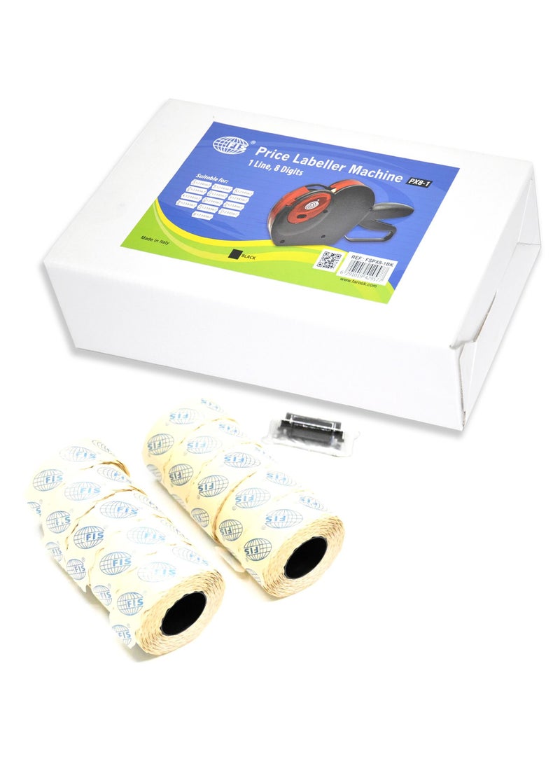 FIS ITALY. LAB.MACHINE 8-1BK FSPX22X12MM+INK ROLLER PRIKSM (SET) - Image 2