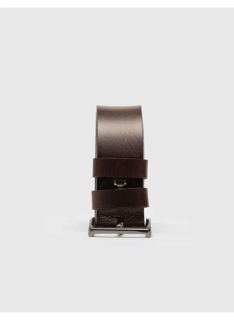 Cabani Genuine Leather Brown Men's Belt