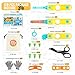 spring flower SpringFlower Cardboard Cutter for Kids 129 PCS Cardboard Tools for Kids STEM Educational Construction Kit Toys for Boys Girls DIY Safe Cutting Creative Craft Kit Gift Birthday for Boys Girls - Image 4