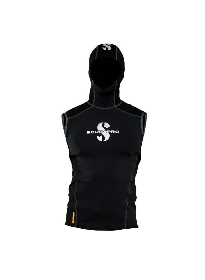 Scubapro Men'S 1Mm Hybrid Hooded Diving Vest, Medium, Black  - Image 1