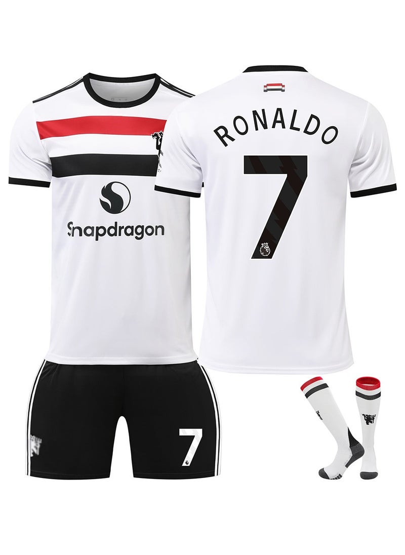 General - 2024-2025 Season Soccer Jerseys RONALDO #7 Soccer Jerseys/Shorts Socks Gift Set Kids Sizes & Adult Sizes for Fans & Friends - Image 1