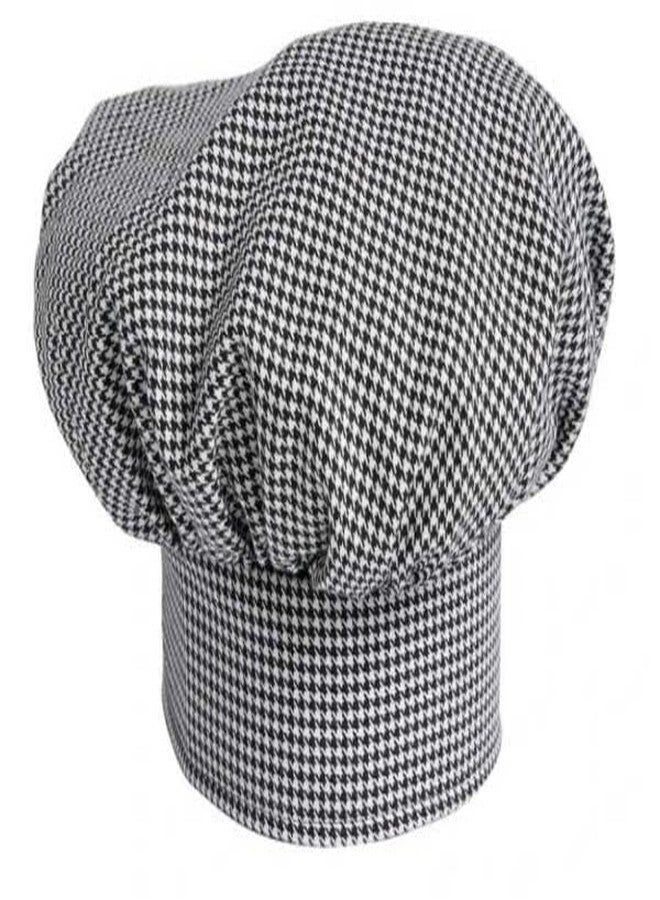 CHRISLEY ENTERPRISES Chef cap hats for kids dress (white and black chek) (12-14 years)