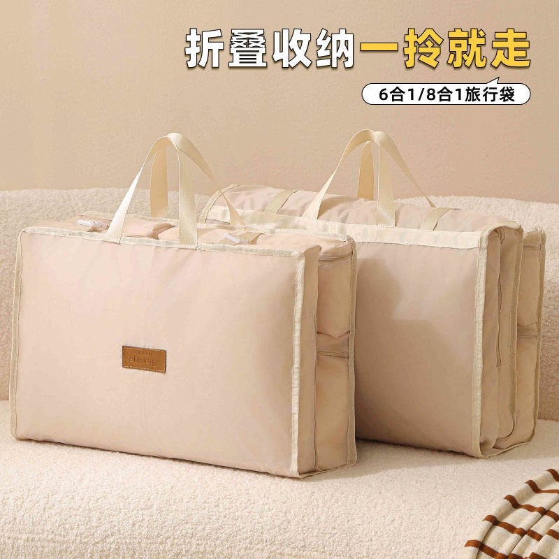 Travel Clothes Intimates Packaging Storage Bag Home Wall-Mounted Multi-Grids Storage Hanging Bag Fabric Clothes Storage Bag - Image 3