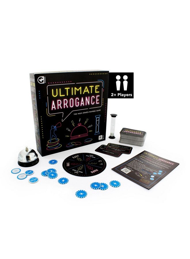 Ginger Fox - Ultimate Arrogance: A Bluffing and Deception Game Under Time Pressure. Card Games for Game Nights, Hangouts and More. Fun Family Activities for Ages 12 and Over - Image 1