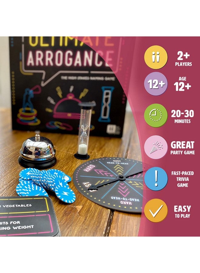 Ginger Fox - Ultimate Arrogance: A Bluffing and Deception Game Under Time Pressure. Card Games for Game Nights, Hangouts and More. Fun Family Activities for Ages 12 and Over - Image 4
