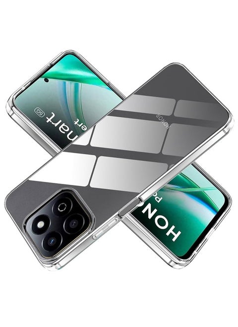 case for Honor 200 Smart/X7C 5G/9t 5g/60 plus 5g  Clear Case,a Soft TPU Shell,Soft Bumper Scratch Resistant Silicone Pad Shell-Transparent[clear]