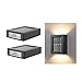 cakuuma cakuuma 2 LED Solar Wall Light UP and Down Illuminate Outdoor Sunlight Sensor Lamp IP65 Waterproof Modern Nordic Style  - Image 2