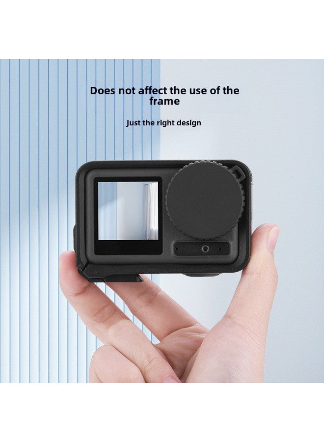 Generic Applicable To Dajiang OSMO ACTION4 Lens Cover ACTION3 Sports Camera Silicone Protective Cover Cover Accessories-Color:OSMO ACTION 4/3 Lens Cap (2 Pack)  - Image 3
