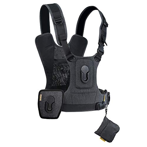 Cotton Carrier CCS G3 Camera Harness System for 2 Cameras, Grey - Image 1