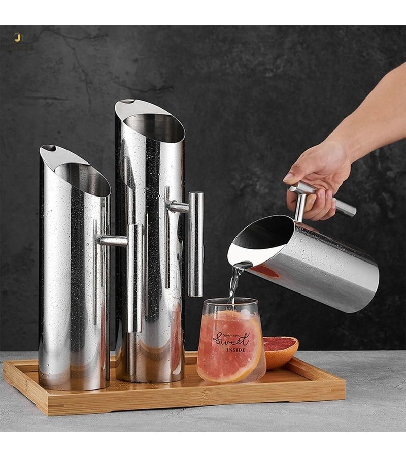 Silver Stainless Steel Kettle 1L Stovetop Safe for Boiling Water - Image 4