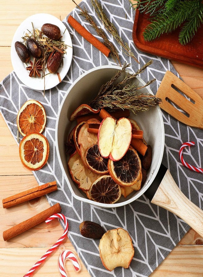 Siifert 4 Pack Christmas Stovetop Potpourri Xmas Simmer Pot Kit Dried Orange Apple Pieces Potpourri Simmer Pot Room Air Freshener Sachet Botanical Catchall Bowl Filler Decor for Holiday Xmas Decor - Image 3