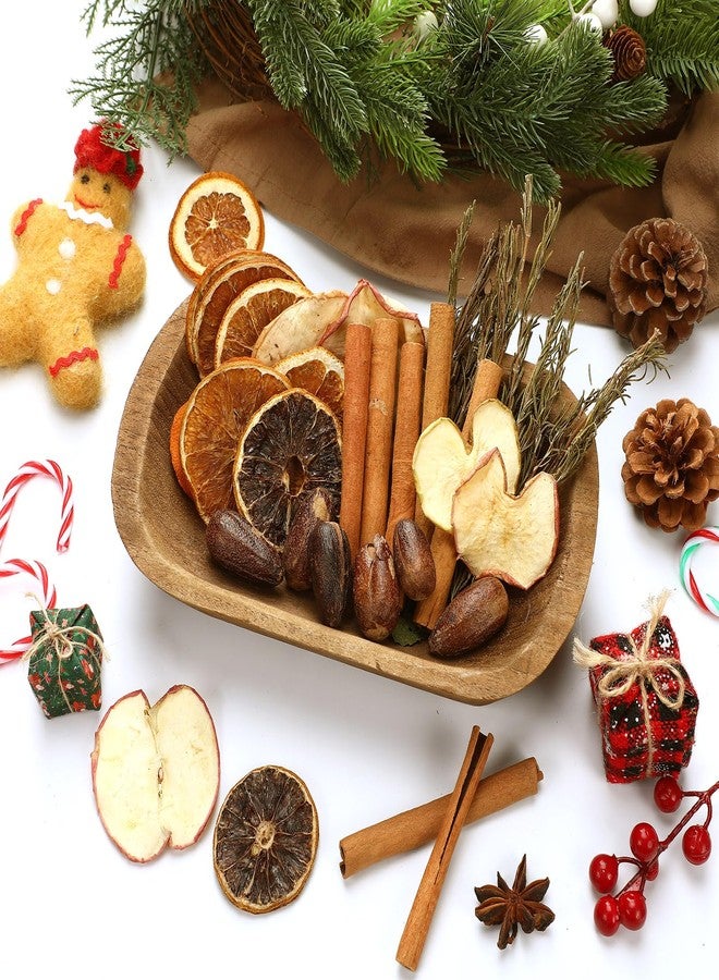 Siifert 4 Pack Christmas Stovetop Potpourri Xmas Simmer Pot Kit Dried Orange Apple Pieces Potpourri Simmer Pot Room Air Freshener Sachet Botanical Catchall Bowl Filler Decor for Holiday Xmas Decor - Image 5