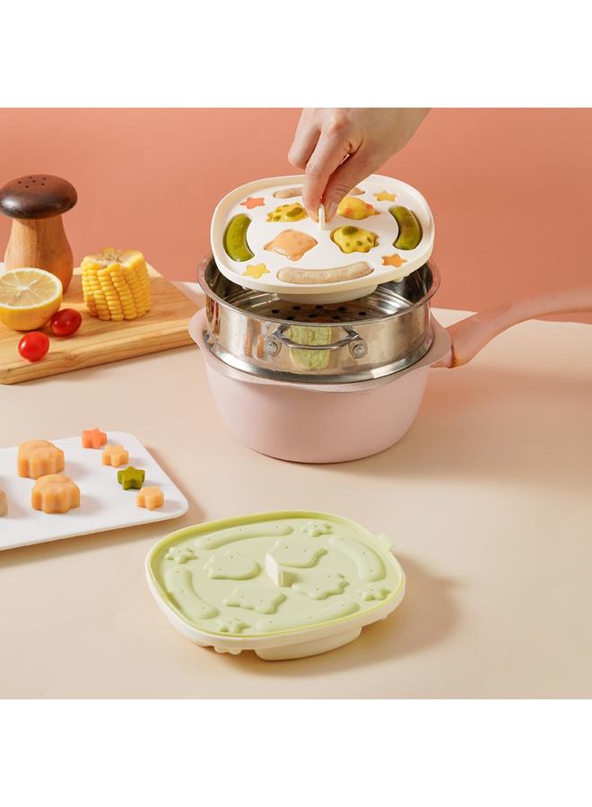 Bluejw Baby Food Supplemented Steamed Cake Mold Food Grade Baby Rice Cake Children's Sausage High Temperature Resistant Steamed Complete Baking Tools - Image 3