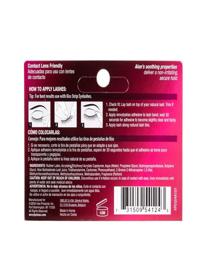 iEnvy Kiss I Envy Clear 04 Eyelash Adhesive Strip With Aloe 0.25oz - Image 2