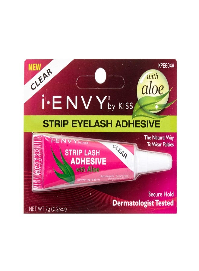 iEnvy Kiss I Envy Clear 04 Eyelash Adhesive Strip With Aloe 0.25oz - Image 1