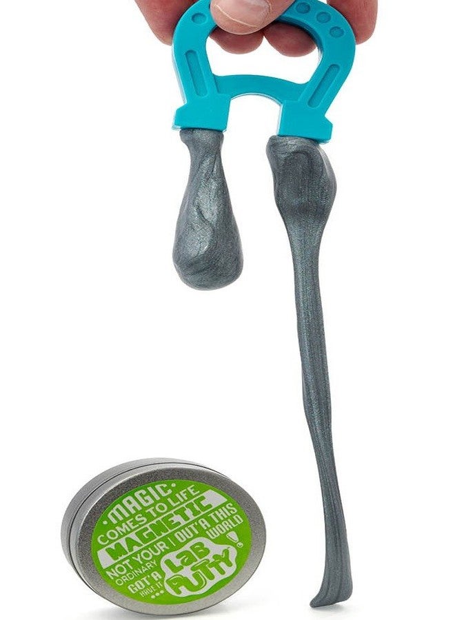 جا-رو معجون مختبر JA-RU، سلايم مغناطيسي مع مغناطيس وعبوة معدنية (وحدتان)، لعبة فيدجيت إسفنجية، سلايم مغناطيسي للأطفال. سلايم غير لاصق. ألعاب للتحكم في الغضب. هدايا حفلات حسية. 9575-2s - Image 4