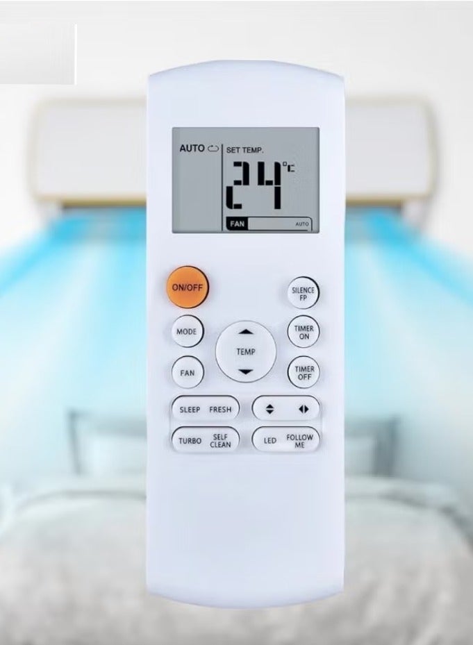 ELTRAZONE New Fit for Midea RG57B/BGE, RG57A4/BGEF, RG57A7/BGEF Wearproof Air Conditioner Remote Control | Reliable Replacement for Midea A/C Units - Image 2