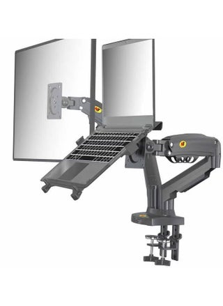 "F160-FP Dual Arm Gas Spring Mount for Monitor & Laptop | Adjustable Desk Mount for 17-27 Inch Monitor & 10-17 Inch Laptop | Full Motion, Tilt, Swivel, Rotate | Ergonomic Space-Saving Solution for Multitasking & Productivity" - pzsku/Z3B4BB12C15BC05971F58Z/45/_/1739826862/cb20e738-86f4-46d8-a5a9-173b56c49afb