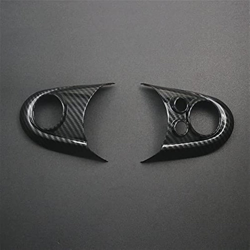 DEMULAX Carbon Fiber Steering Wheel Button Covers for BMW MINI - Image 5