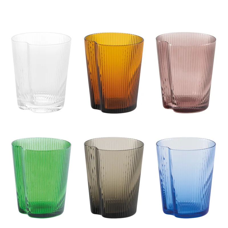 Zafferano Handy Glass Tumber Assorted Color (6)
