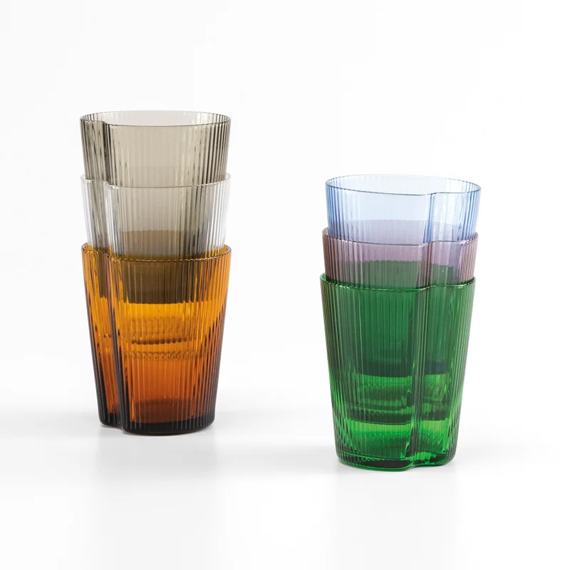 Zafferano Handy Glass Tumber Assorted Color (6)