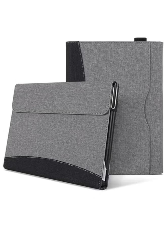 Case Compatible with Microsoft Surface Pro 11 (2024) 13-inch Tablet, Sleeve Pouch Cover for Stand PU Leather  - Image 1