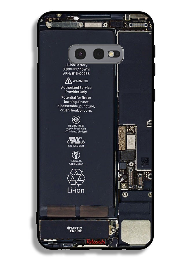 Tolwak Samsung Galaxy S10e Protective Case Cover Phone Circuit Pattern - Image 2