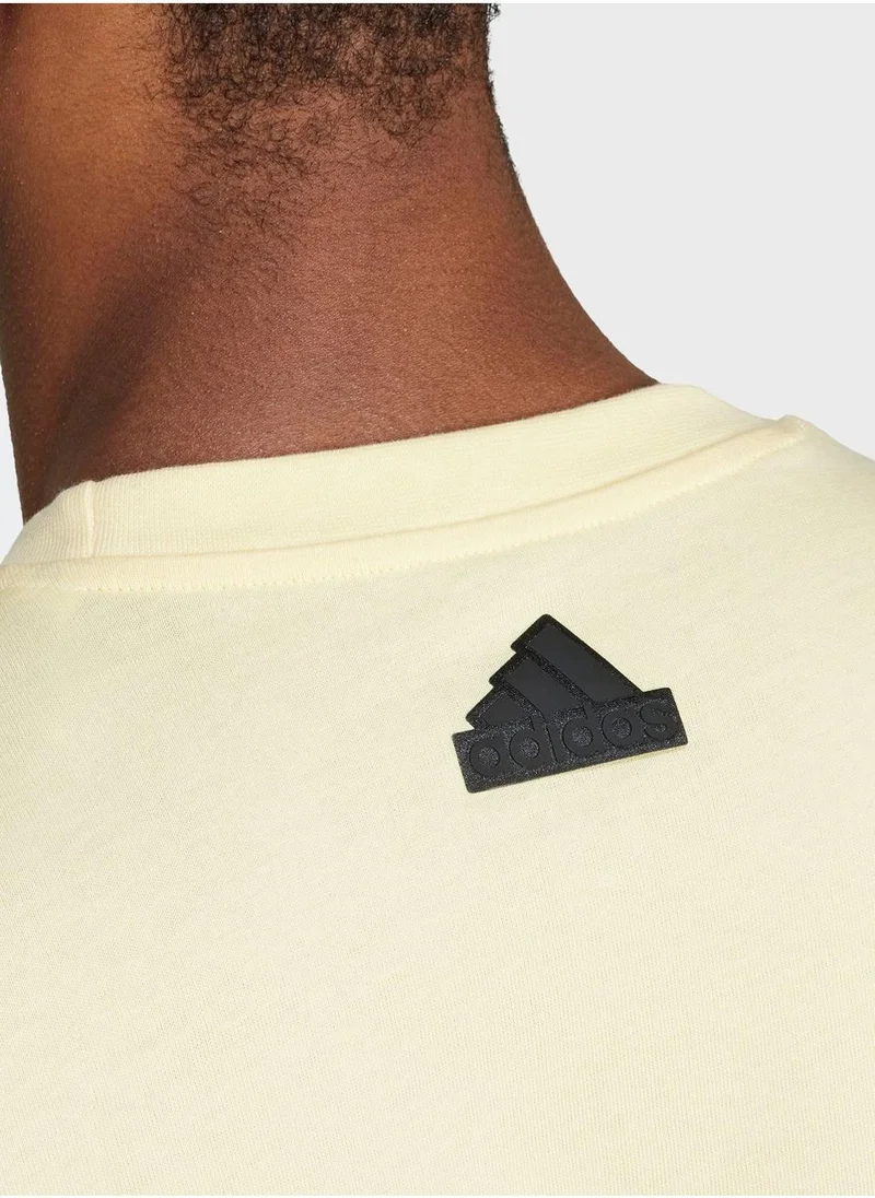 اديداس Tiro Summer Linear Graphic T-Shirt