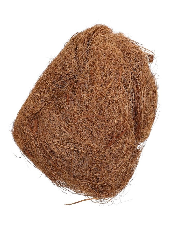 FUNOMOCYA حصيرة عش الطيور من ألياف جوز الهند الطبيعية من FUNOMOCYA، وزن 100 غرام، مناسبة للطيور، وأحواض الزهور، وبطانات الأقفاص. - Image 1