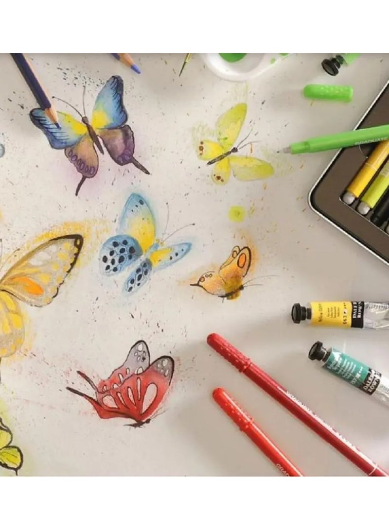 CANSON A3 Size Imagine Mixed Media Paper Pad 50 Sheets 200gsm Thickness - Image 4