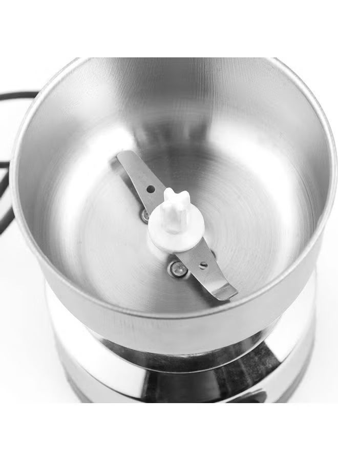 Multi-Function Stainless Steel Electric Coffee Bean Grinder – Silver - Image 4